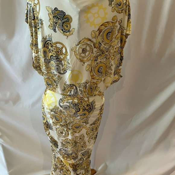 Versace Collection Womens Abito Donna Jersey Dress Size 46 US 10 NWT Vintage - Picture 6 of 11
